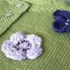 Jacket With Moss Stitch Bands - Debbie Bliss baby knits for beginners