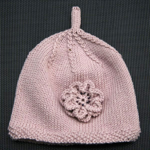 Debbie Bliss Simple Hat, significantly modified