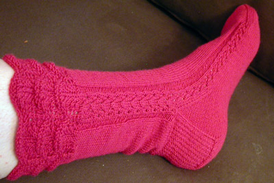 The first Spearfish sock, all done